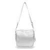 Zellia női, ezüst színű oldaltáska, crossbody