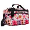 Rovicky R-Tl15608-8831 11 rózsaszín virág mintás utazótáska, kézipoggyász  40 X 25 X 20 cm