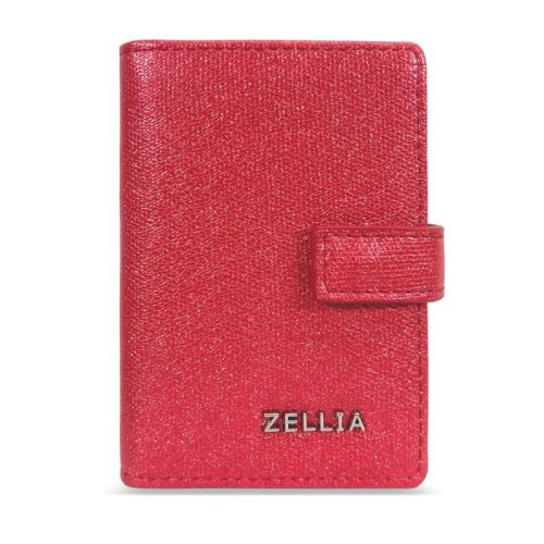 Zellia Hz-128 Y572 - 2180Df női piros kártyatartó 11,5 x 7,5 x 2 cm 