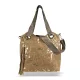Zellia Zlb185 camel-arany márvány mintázatú női válltáska 32 X 31 X 11 Cm