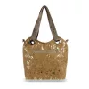 Zellia Zlb185 camel-arany márvány mintázatú női válltáska 32 X 31 X 11 Cm