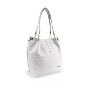   Zellia ZLB377 fehér válltáska, női oldalpántal 32 x 28 x 13 cm