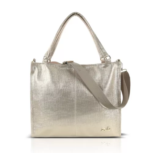Zellia Zlb318 női rosegold kézitáska, oldaltáska 34 x 32 x 11 cm
