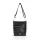 Zellia Zlb429 fekete, lakk női oldaltáska, crossbody 28 x 25 x 8,5 cm