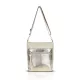 Zellia Zlb429 bézs-arany női oldaltáska, crossbody 28 x 25 x 8,5 cm