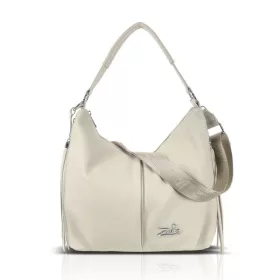  Zellia 25188 bézs-arany női hobo válltáska 33 x 30 x 12 cm