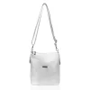 Zellia női ezüst színű válltáska, oldaltáska