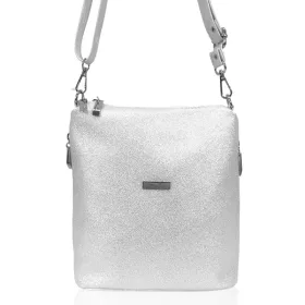 Zellia női ezüst színű válltáska, oldaltáska