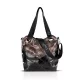 Zellia ZLB451 Mesh fekete-bronz női oldaltáska válltáska 32 x 31 x 11 cm