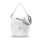 Zellia Zlb180 fehér-ezüst női válltáska, oldaltáska 34 x 27 x 11 cm