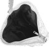 Zellia Zlb180 fehér-ezüst női válltáska, oldaltáska 34 x 27 x 11 cm