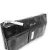 Zellia Hz-127 D266 - 4001 fekete lakk női pénztárca 17,5 x 9,5 x 4 cm 