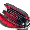 Zellia Hz-127 D266 - 4001 fekete lakk női pénztárca 17,5 x 9,5 x 4 cm 