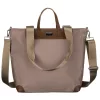 Peterson Ptn Cty-16-2232 drapp-barna női shopper, vállpánttal 40 x 32 x 14 cm
