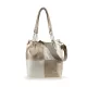 Zellia ZLB377 arany válltáska, női oldalpántal 32 x 28 x 13 cm