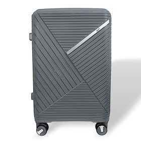   Zellia nagyméretű kemény falú bőrönd, sötétszürke 75 x 51 x 35 cm