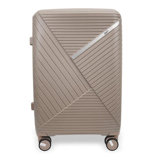 Zellia nagyméretű keményfalú bőrönd, Khaki 75 x 51 x 35 cm