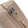 Zellia nagyméretű keményfalú bőrönd, Khaki 75 x 51 x 35 cm