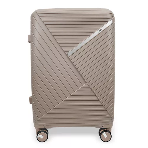 Zellia keki színű keményfalú kabinbőrönd, kézipoggyász  55 x 39 cm