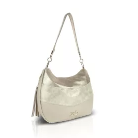   Zellia 26058 bézs-arany hobó női válltáska 35 x 29 x 9 cm
