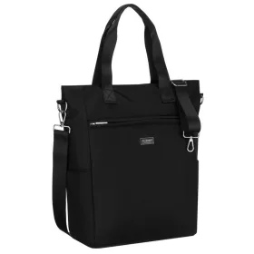   Peterson Ptn Cty-17-2263 fekete női válltáska, shopper 40 x 39 x 14 cm