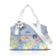 Zellia 24196 baba kék virág mintás sporttáska 40 x 30 x 19 cm