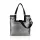 Zellia 26074 Crystal grafit-fekete női válltáska 37 × 36 × 13 cm