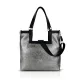 Zellia 26074 Crystal grafit-fekete női válltáska 37 × 36 × 13 cm