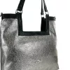 Zellia 26074 Crystal grafit-fekete női válltáska 37 × 36 × 13 cm