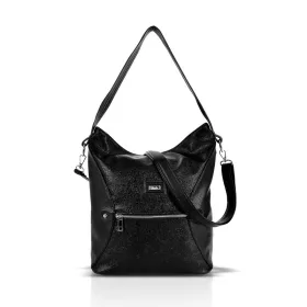   Zellia Td25001 Crystal fekete női válltáska 35 × 29 × 12 cm