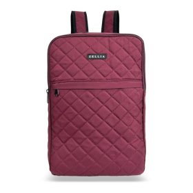   Zellia Hz-104 bordó WizzAir Ryanair kézipoggyász hátizsák  - steppelt - vízlepergetős  40 X 25 X 20 Cm