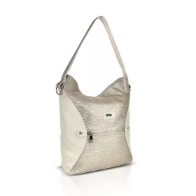   Zellia Td25001 Groove  bézs-arany női válltáska  35 x 29 x 12 cm