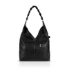 Zellia 26035 fekete női hobó válltáska 47 x 37 x 11 cm