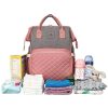 Peterson Női Hátizsák Ptn Mb3-6012 Gray-Pink - Szrke-Rózsaszín