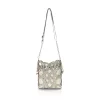 Zellia 25096 Rimini 2  bézs-arany női oldaltáska, bucket bag 23 x 19,5 x 7,5 cm
