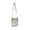 Zellia 25096 Rimini 2  bézs-arany női oldaltáska, bucket bag 23 x 19,5 x 7,5 cm
