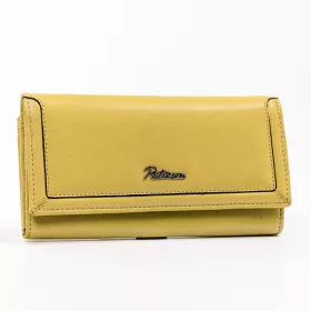   Peterson nagyméretű, arany színű női bőr pénztárca RFID védelemmel 19×10 cm