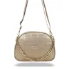 Zellia Zvn22025 női rosegold, csillámos kézitáska, oldaltáska 24 x 18 x 7 cm