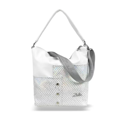 Zellia Zlb232 fehér női válltáska 33 x 27 x 12 cm