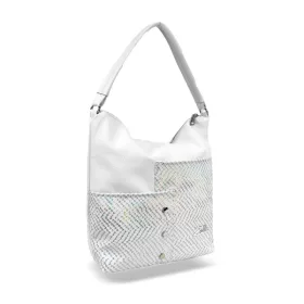 Zellia Zlb232 fehér női válltáska 33 x 27 x 12 cm