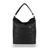 Zellia 17008 fekete ocelot mintás válltáska 36 x 34 x 14 cm