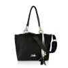 Zellia 26071 Ch 2 fekete-arany női válltáska 39 x 27 x 15 cm