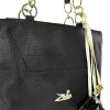 Zellia 26071 Ch 2 fekete-arany női válltáska 39 x 27 x 15 cm