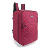 Zellia piros Vizz Air Ryanair kézipoggyász hátizsák  Hz-104 - steppelt - vízlepergetős  40 X 25 X 20 Cm