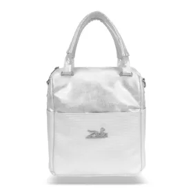 Zellia 24136 női ezüst-fehér hátizsák 26 x 24 x 14 cm