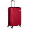 Peterson piros színű, keményfalú bőrönd 55 × 38 × 23 cm