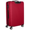 Peterson piros színű, keményfalú bőrönd 55 × 38 × 23 cm