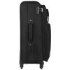 Peterson fekete színű, puhafalú bőrönd 78 × 49 × 32 cm