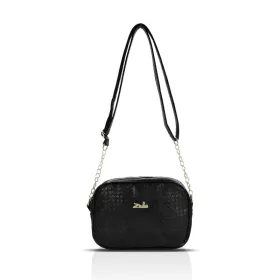   Zellia Zlb202 Mesh fekete női oldaltáska 26 x 18,5 x 5,5 cm