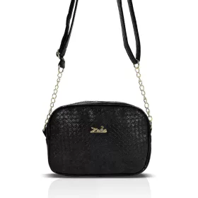   Zellia Zlb202 Mesh fekete női oldaltáska 26 x 18,5 x 5,5 cm